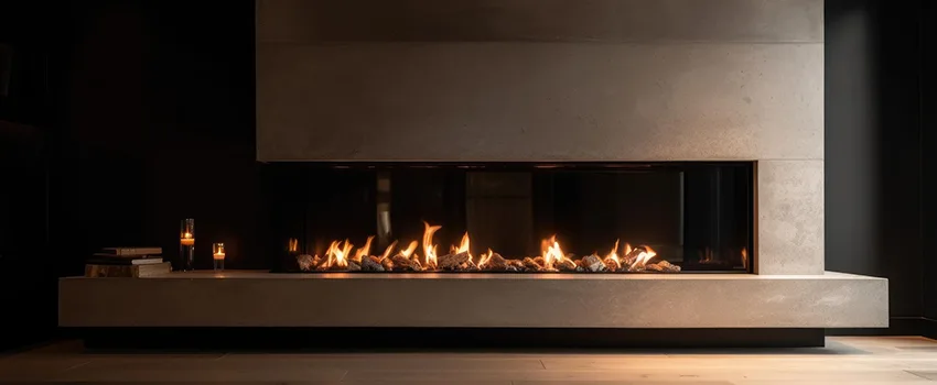 Gas Fireplace Ember Bed Design Services in Bethpage, New York