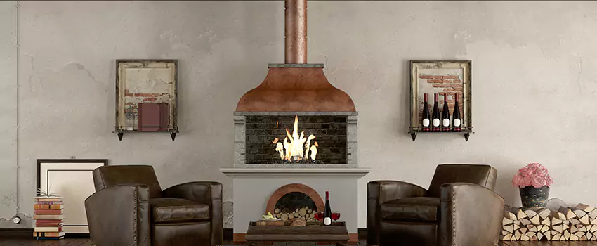 Thelin Hearth Products Providence Pellet Insert Fireplace Installation in Bethpage, NY