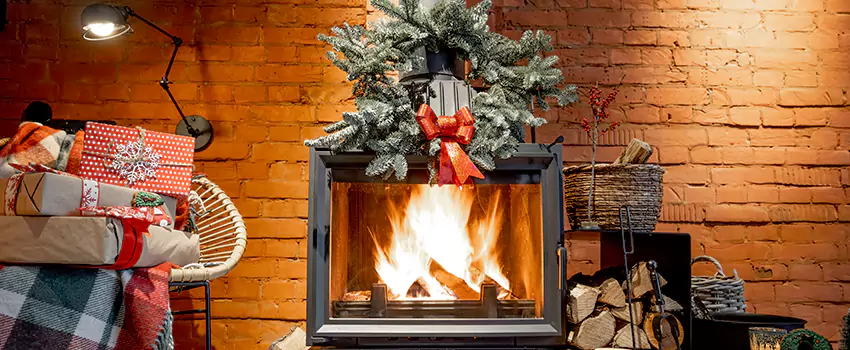 Travis Industries Linear Gas Fireplace Installation in Bethpage, New York