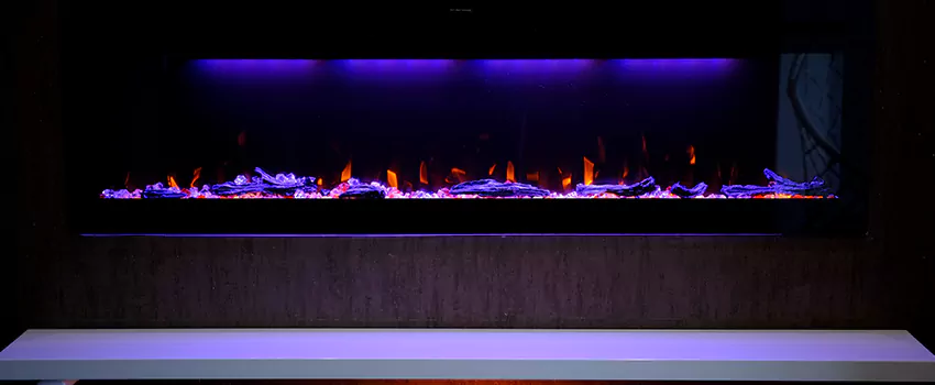 Dynamic Flame Color Fireplace Installation in Bethpage, NY