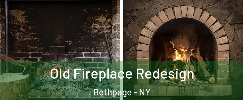 Old Fireplace Redesign Bethpage - NY